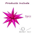 thumbnail image 6 of Cymylar Star Balloons,26inch Hot Pink Birthday Party Decorations, Bachelorette Parties, Weddings,3pc, 6 of 6