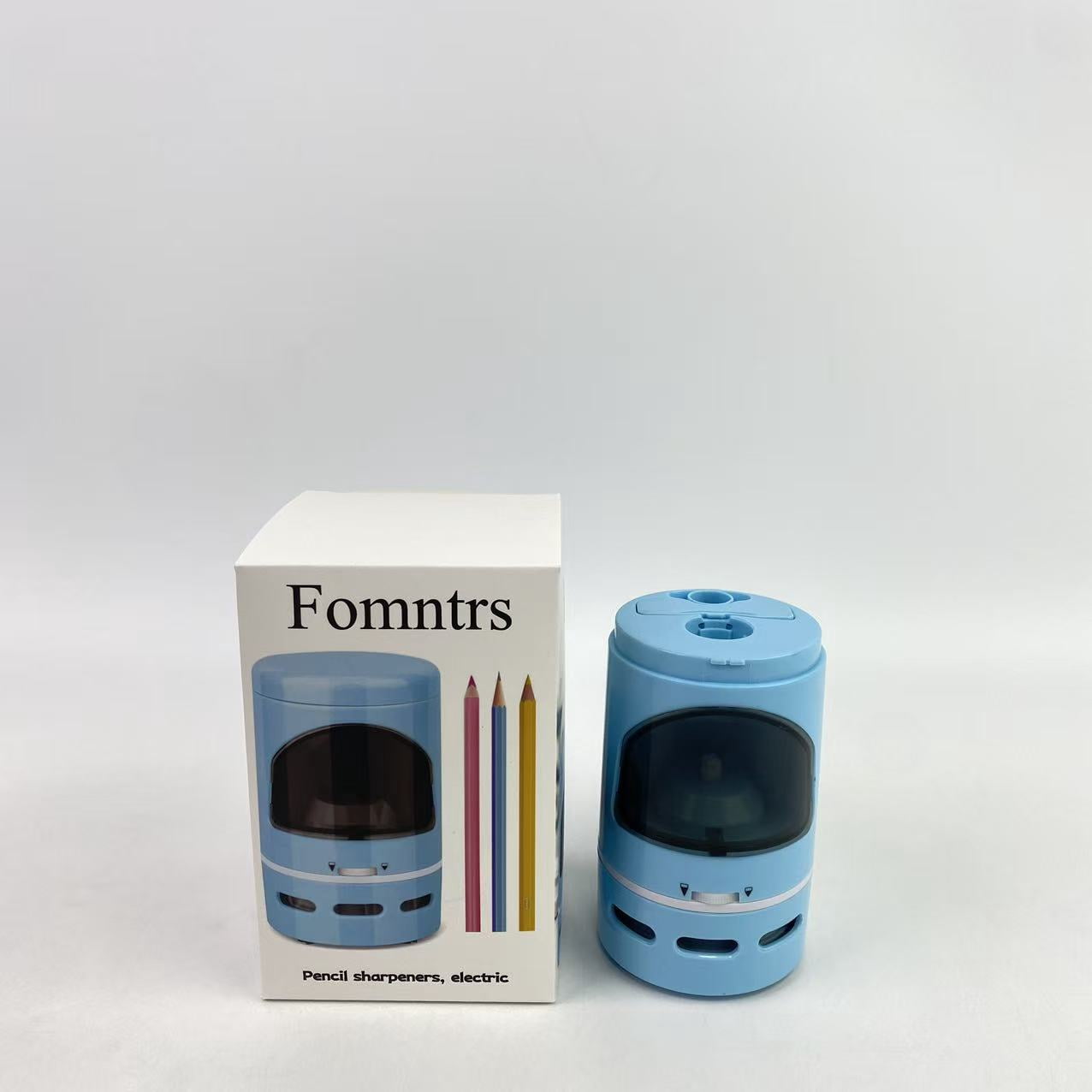 Fomntrs Pencil sharpeners, electric,2 in 1 Electric Pencil Sharpener with Mini Handheld Vacuums, Wireless Automatic Pencil Sharpener for 6.5-8mm Colored Pencils