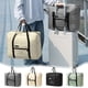 thumbnail image 1 of Bolsa de Equipaje de Viaje Plegable | Bolsa extensible de tranvía de gran capacidad | Nylon impermeable, múltiples bolsillos, almacenamiento portátil | Verde, negro, gris, blanco 43x17x34,5cm, 1 of 6