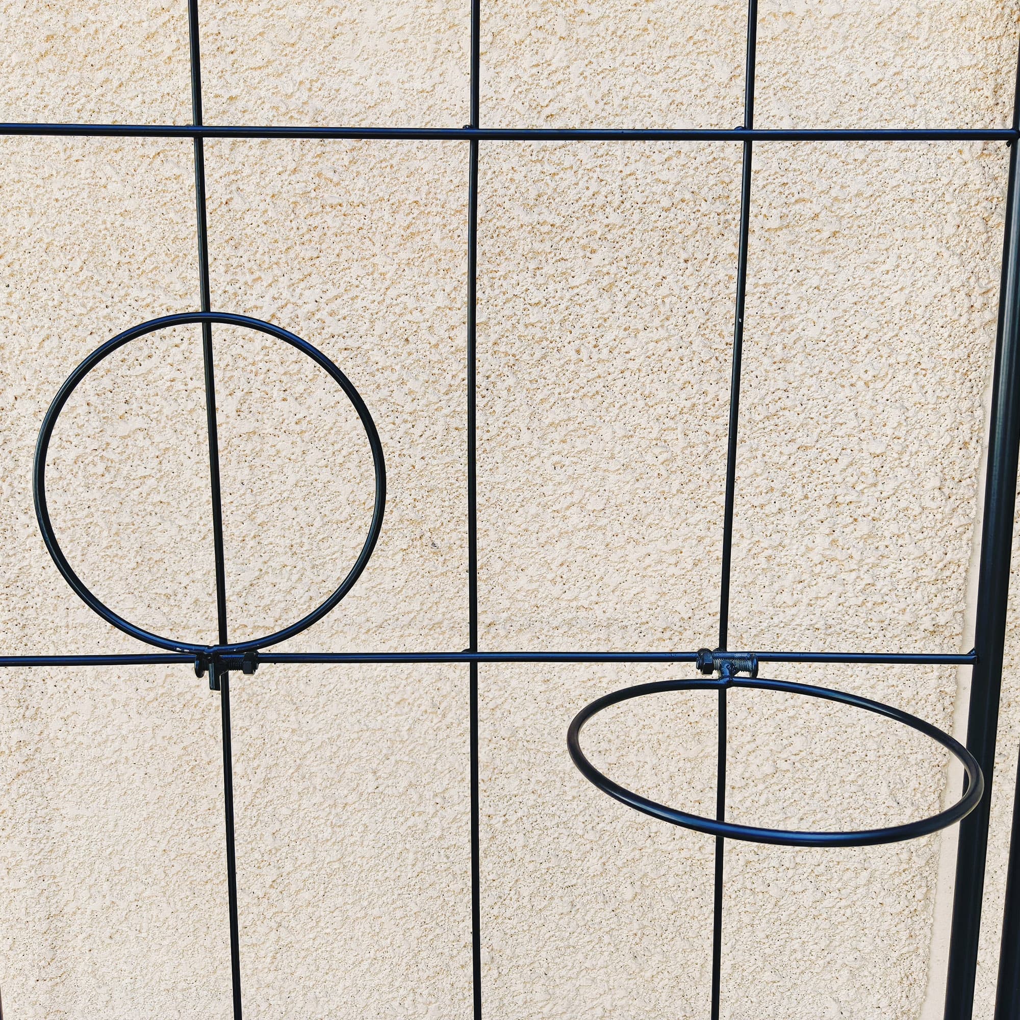 MAYEERTY 4 Pack Metal Garden Trellis 78.7 x 19.7 Inch Rustproof Climbing Plants Support Black Outdoor Flower