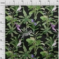 thumbnail image 3 of oneOone Polyester Spandex Dark Green Fabric Tropical Animal Fabric For Sewing Printed Craft Fabric By The Yard 56 Inch Wide, 3 of 4