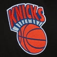 thumbnail image 5 of Men's Mitchell & Ness  Black New York Knicks Hardwood Classics Blackout Collection Pullover Hoodie, 5 of 7