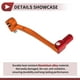 thumbnail image 4 of Palanca de cambio de motocicleta plegable para Honda CRF110F 2013-2018, aleación de aluminio, palanca de cambio naranja cabeza roja, 4 of 6