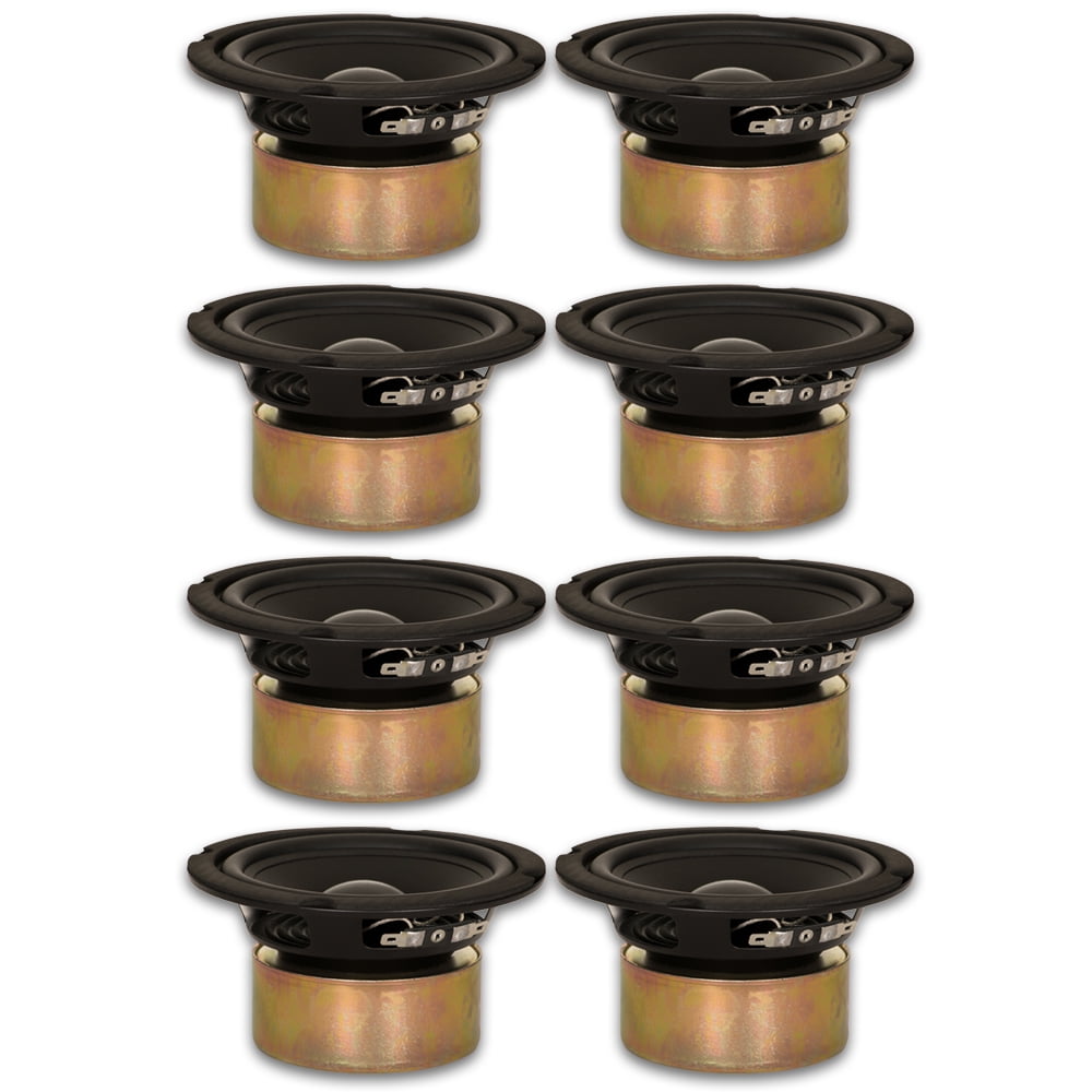 Goldwood 5.25" Sealed Midrange Speaker - 100 Watt 8 Ohm For Car Audio & DJ