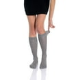 thumbnail image 4 of Women's Knee High Socks - 3 Pairs Combed Cotton Over The Calf Long Socks (20" Length) for Boots & Casual Wear, 4 of 6