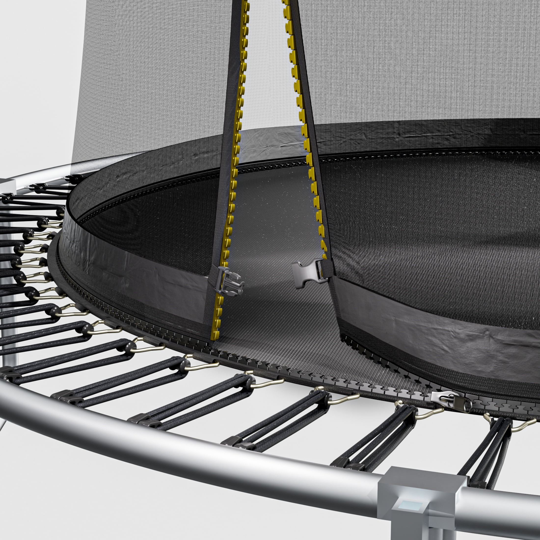 6FT Springfree Toddler Trampoline, SHINPT Outdoor Trampolinewith No-gap Design, Trampoline for Kids with 3 W-shape Legs, Recreational Trampoline with Net, Kids Indoor Bounce House for Best Gift