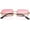 A3 Gradient Pink, variant on Frameless Rectangle Sunglasses for Men Women Small Rimless Sun Glasses Shades UV400 Protection