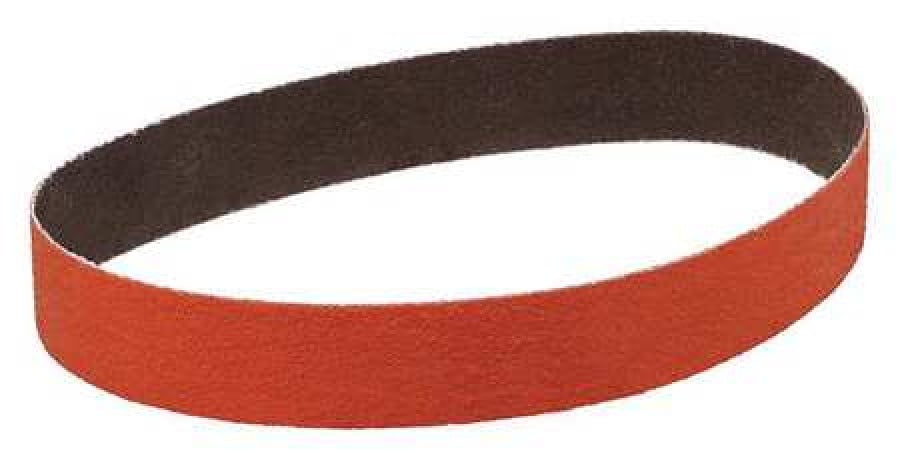 5pcs 2" x 42" Sanding Belts 120 Grit Premium Orange Ceramic 