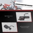 thumbnail image 2 of Universal Motorcycle LCD Speedometer Tachometer Odometer Gauge for 250cc Bikes, 2 of 5