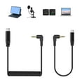 thumbnail image 2 of Right Angles Type C to 3.5mm Cable Reinforced Joint Protections Compatibility for Earphones Headsets Music Players, 2 of 8