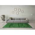 thumbnail image 3 of Ahgly Company Indoor Rectangle Persian Emerald Green Traditional Area Rugs, 7' x 9', 3 of 4