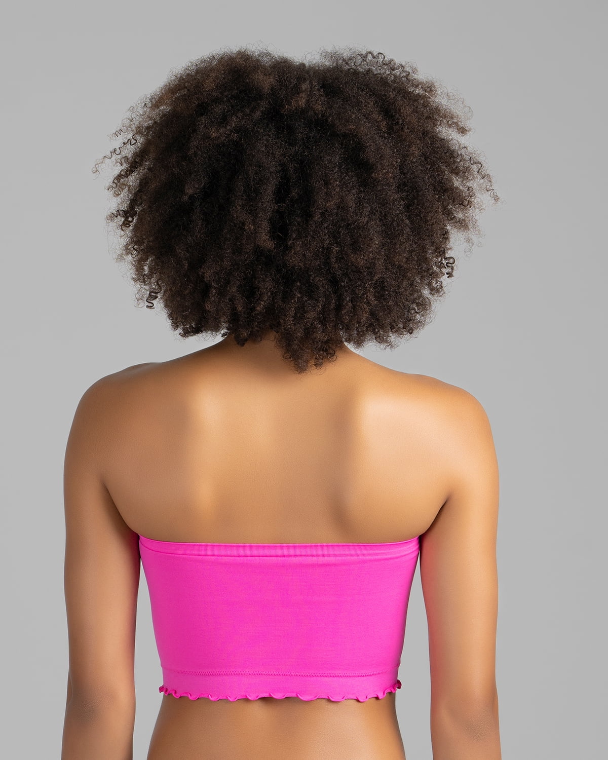 No Boundaries Women's Ruffle Bandeau, Sizes XS-3XL