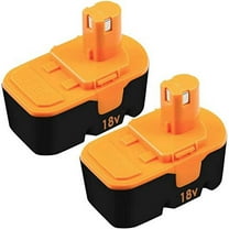 2 Pack P100 Replacement for 18V Ryobi Battery Compatible with Ryobi 18V Battery Replace for P101 ABP1803 BPP1820 1322401 1400672 130224007 Battery Cordless Power Tools