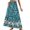 Skirt 203# Blue, variant on oqasdz Skirts for Women Stylish Prints High Waist Fit Versatile Design A Line Skirt Comfortable Soft Casual Outings Everyday Wear