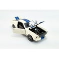 thumbnail image 4 of 1965 Ford Mustang Shelby G.T.350R Street Fighter, Cream/Ivory and Blue - Acme A1801841SF - 1/18 scale Diecast Model Toy Car, 4 of 8