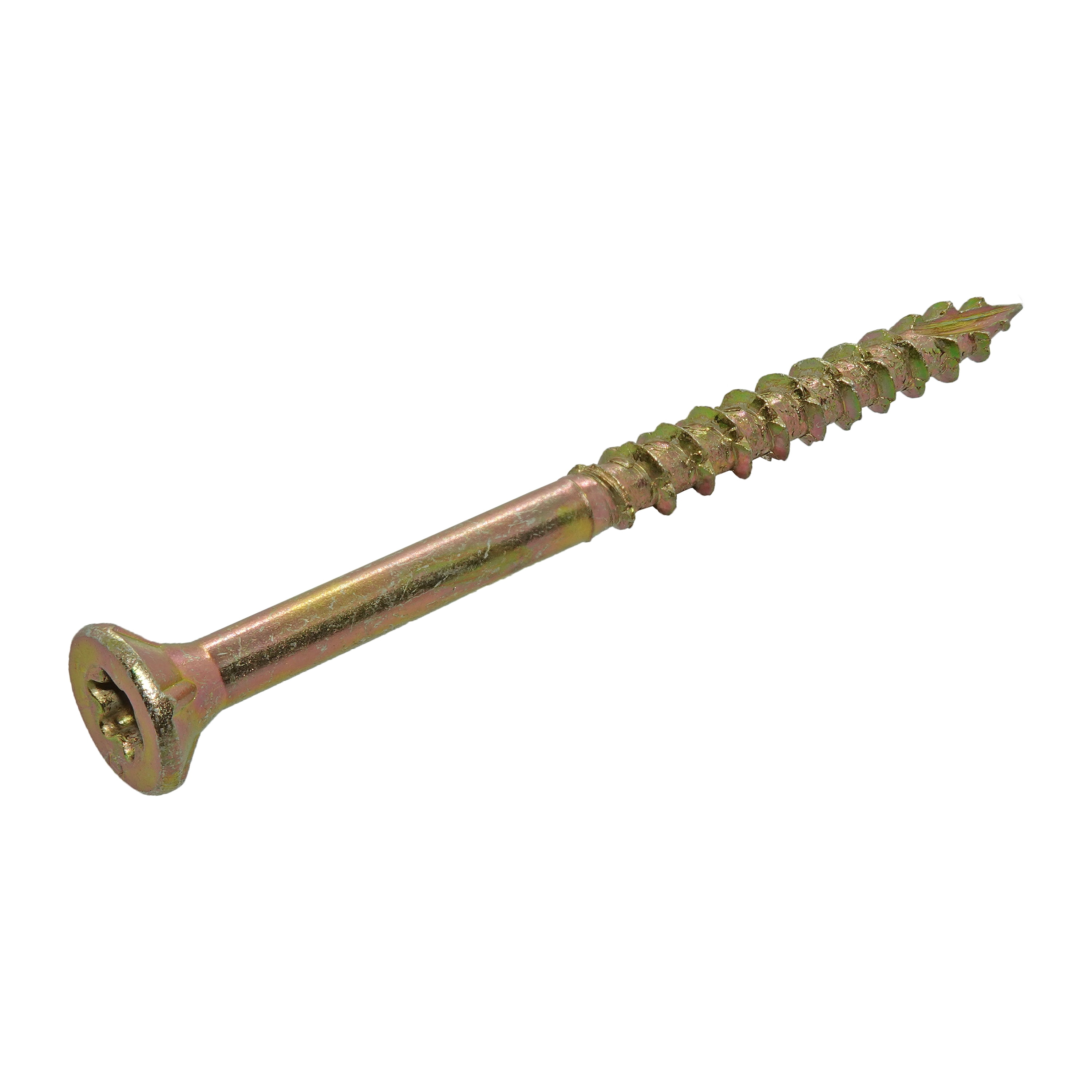 Grip-Rite #9 X 2-1/2 in. Star Drive Gold Construction Wood Screw 5 lb.