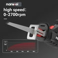 thumbnail image 6 of Nanwei mini impact screwdriver handheld electric drill 12V light and small brushless motor Type-C plug, 6 of 6