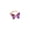 Purple, variant on Jewelry VerPetridure Ladies Creative Gradient Butterfly Adjustable Ring With Opening