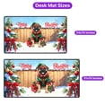 thumbnail image 5 of Merry Christmas Woofmas Xmas Noel Bullmastiff Elf Candy Cane Snow Desk Mat Full Keyboard Mouse Pad Dog Lover Large Mousepad - 13017, 5 of 5