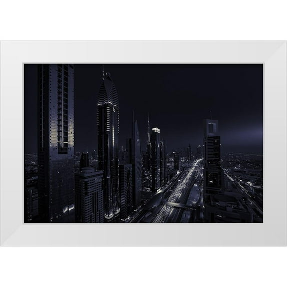 Agazzi, Andreas 18x13 White Modern Wood Framed Museum Art Print Titled - Dark