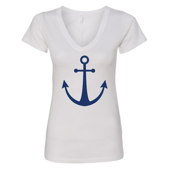Inktastic Anchor Nautical Women's V-Neck T-Shirt
