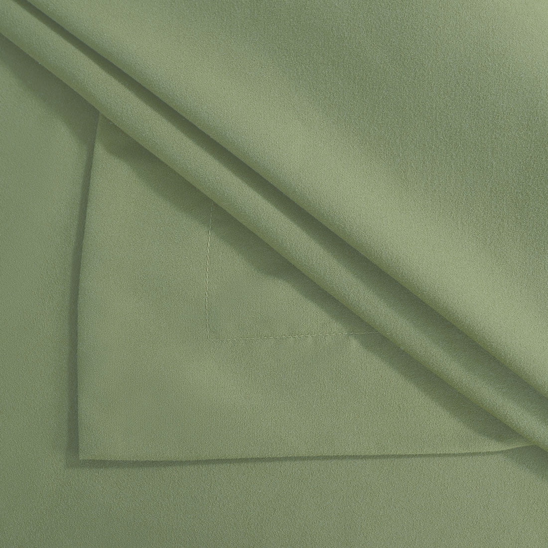 Unique Bargains 4-Pack Envelope Closure Pillow Sham No Zipper Queen Sage