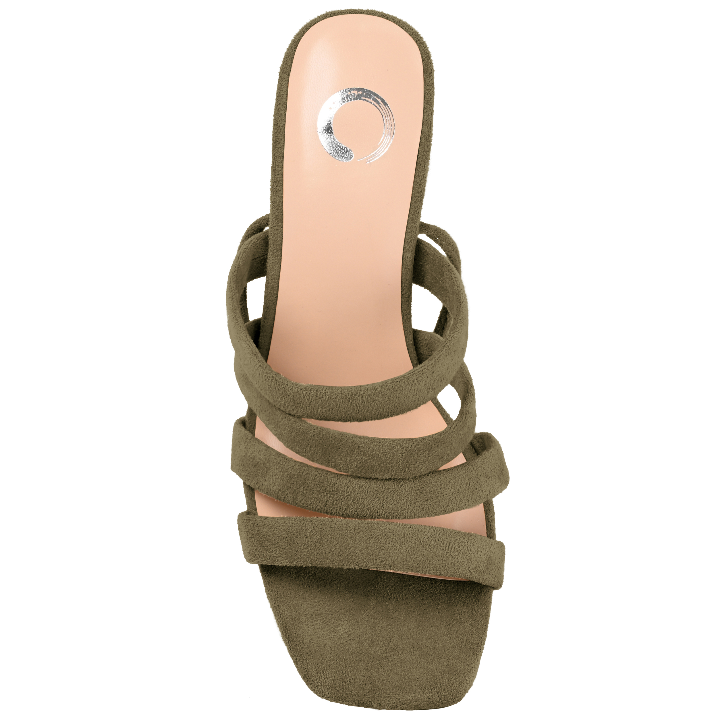 Journee Womens Sevyn Open Square Toe Block Heel Sandals