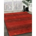 thumbnail image 2 of Ahgly Company Indoor Square Contemporary Red Abstract Area Rugs, 8' Square, 2 of 6