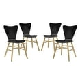 thumbnail image 2 of Modway Cascade Dining Chair Set of 4 in Black, 2 of 5