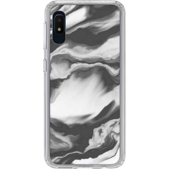 Skinit Marble Grey Marble Ink Galaxy A10e Clear Case