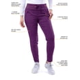 thumbnail image 4 of Adar Pro Modern Athletic Scrub Set For Women - Modern V-Neck Scrub Top & Yoga Jogger Scrub Pants, 4 of 7