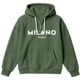 thumbnail image 3 of MHFRRA Sudadera con Capucha y Forro para Exteriores, Suave, Cómoda, Informal, de Manga Larga, Ligera, Cálida, para Invierno y Otoño Verde, 3 of 3
