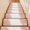 Pink, variant on Stair Treads Non Slip Indoor for Wooden Steps, Burnt Orange 15 Pcs Stair Mats for Kids Elders Dogs, 8 x 30 Inch Sparkle Gold Stained Floral Flower Art Carpet Treads Runner Rugs for Staircase