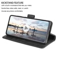 thumbnail image 3 of For Samsung Galaxy S24 Ultra Phone Case, Ebizware Galaxy S24 Ultra RFID Blocking Leather Wallet Case for Women Men with Card Holder Slots and Lanyard Magnetic Flip Kickstand Cover [Black], 3 of 8