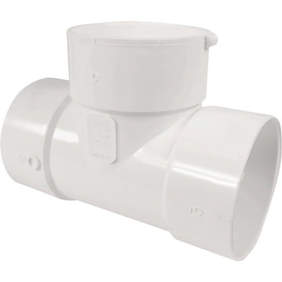 Genova Products 7867195 3 in. Drain Bull Nose Tee & Styrene Hub