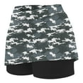 thumbnail image 5 of uublik Uniform Skirts for Girls Dark Gray Tennis Skirts Golf Skort Athletic Dance Running School Sport Skirts with Shorts Size 2T-12, 5 of 5