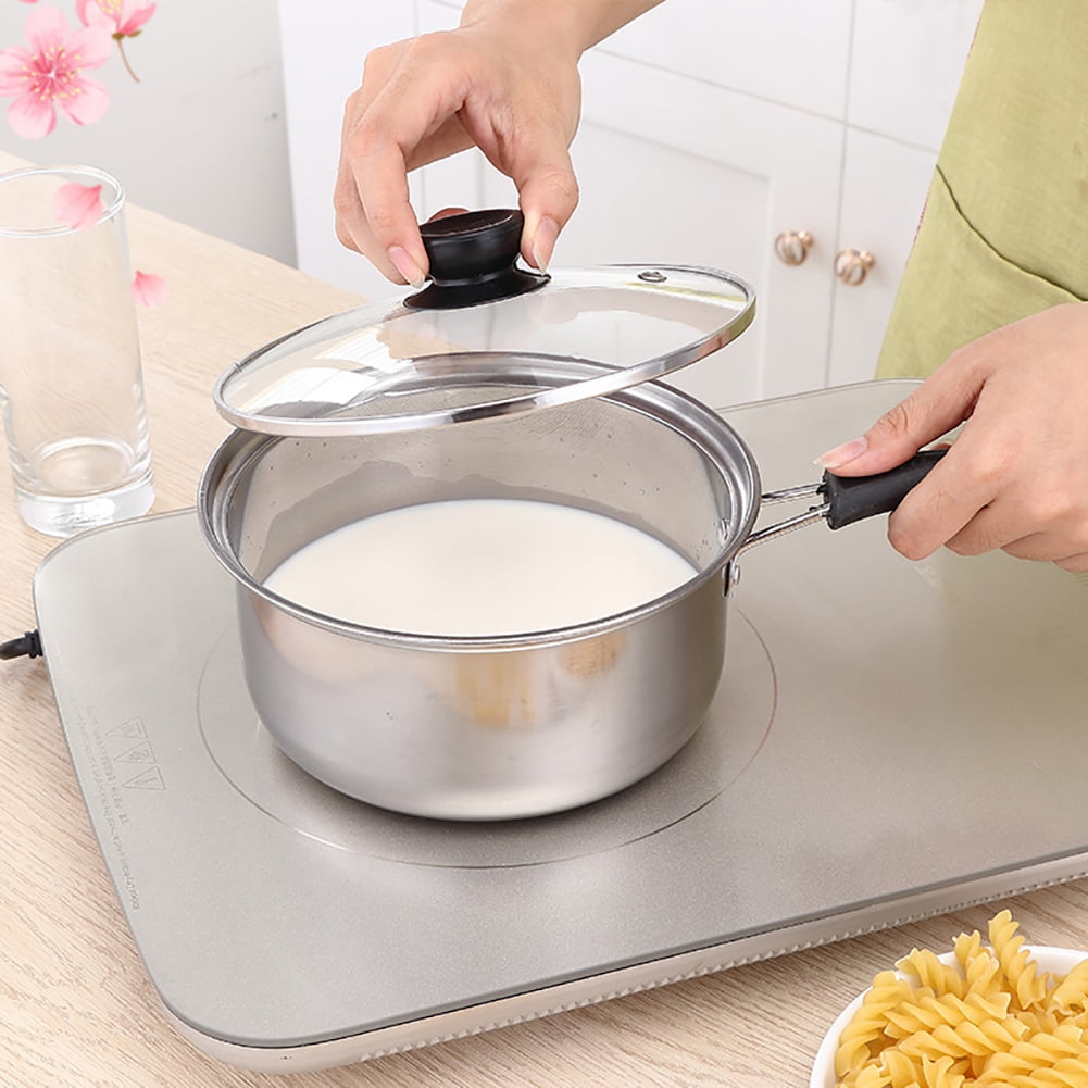 Casserole 12 Cm Petite Casserole Lait Acier Inoxydable 18cm - Pot Sauce Bébé Multifonction Poignée Anti-chaleur Poêle Multifonction