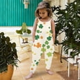 thumbnail image 2 of St. Patrick's Day Toddler Girls Kids Jumpsuit One Piece Floral Playsuit Strap Romper Summer Outfits Clothes, 2 of 5