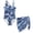 Blue Camo, variant on Lemon Leaves Print Girls Swimsuit with Adjustable Straps Cut Out One Piece Bathing Suit with Cover Up Skirt, Comfortable Swimwear for Kids Teens, Size 13-14 Years