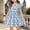 F-172Blue, variant on ZHOGXU Toddler Kids Girls Easter Dress Flying Sleeve Round Neck Cute Bunny Print Comfortable Fashiona Loose Fit Dresses For Celebration Party,Beige,2-3 Years