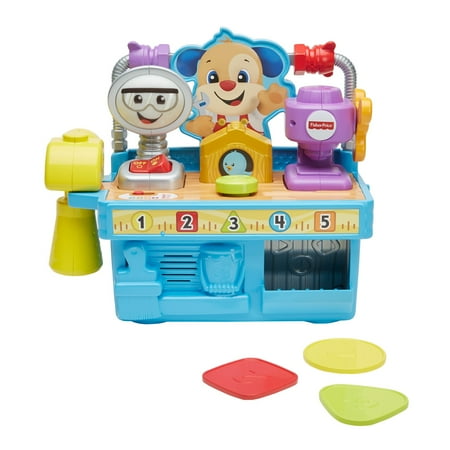 Fisher Price Busy Learning Tool Bench With Accessories Walmart