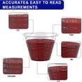 thumbnail image 2 of SHIYOU-gobelets en Plastique Jetables Gradués, Lot de 100, 1 OZ (30ml) pour Médicaments Liquides, Peinture, Époxy, Pilules et Résine (100), 2 of 4