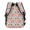 thumbnail image 4 of Easygdp Paris Mochila Ergonómica Versátil para Laptop - Múltiples Bolsillos, Correas Ajustables, Unisex para Escuela, Viajes y Actividades al Aire Libre-One Size, 4 of 5