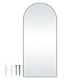 thumbnail image 3 of KFFKFF Arched Full Length Mirror 71'' x 32'' Full Body Mirror Standing Hanging, 3 of 9