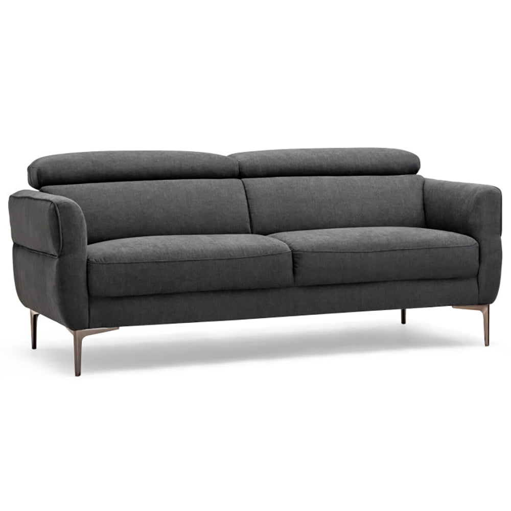 Finihen Loveseat Sofa, Modern Loveseat Sofa Couch, 72.5 Inch Modern Fabric Loveseat Sofa Couch with Adjustable Headrest, for Living Room, Bedroom, Gray Finihen Loveseat Sofa, Modern Loveseat Sofa Couch, 72.5 Inch Modern Fabric Loveseat Sofa Couch with Adjustable Headrest, for Living Room, Bedroom, Gray