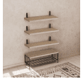 thumbnail image 2 of Estantería 4 Repisas Flotante Xtellar Madera Minimalista Muebles, 2 of 3