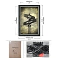 thumbnail image 6 of DECORARTS - Lovers Crossroads Personalized Artwork with Names and Date, Customized Gifts for the Wedding Anniversary. Ready to hang framed art, Framed size: 23.25 x 33.25", 6 of 6