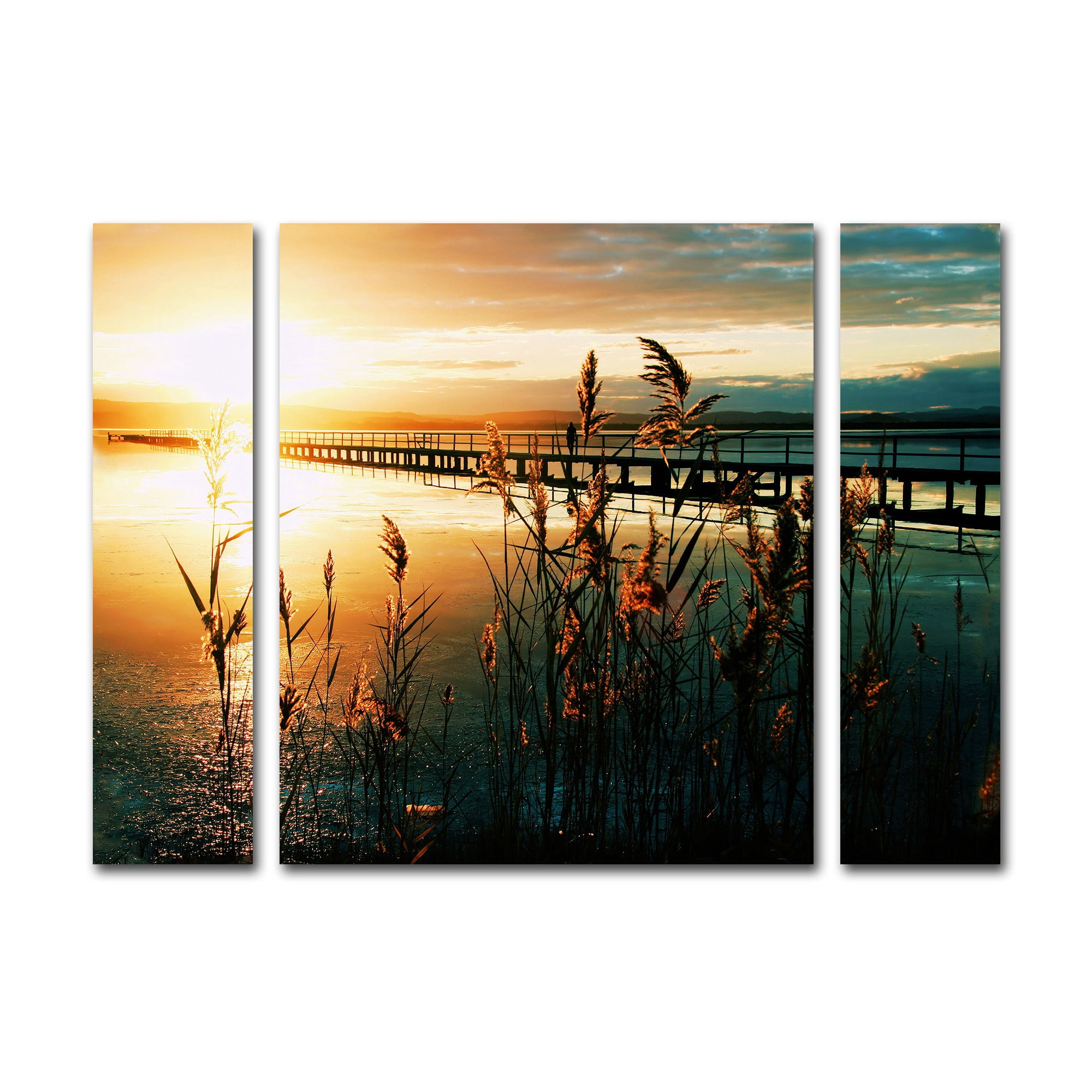 Beata Czyzowska Young 'Wish You Were Here' Multi Panel Art Set Large