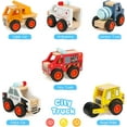 thumbnail image 2 of 6Pcs Wooden Cars for Toddlers 1-3,Car Toys,Push and Go Vehicle,Kid Vehicle Toys,Hand Push Car Toys for 1+ Year Old,Montessori, 2 of 7