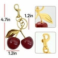thumbnail image 2 of DESIGNICE Bag Charms for Handbags,Cherry Shape Cherry Keychain,Cute Decoration Purse Charms for Handbags,Red, 2 of 6